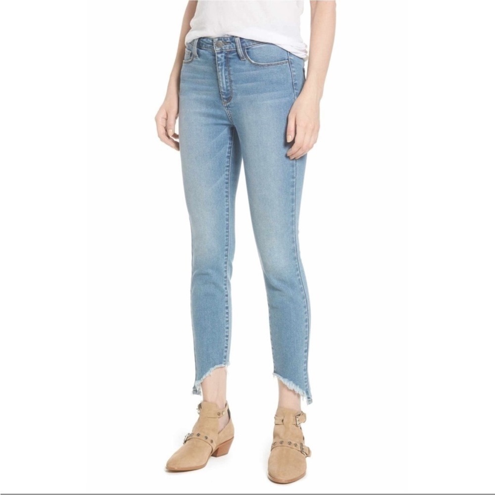 EVIDNT Raw Hem Skinny Jeans